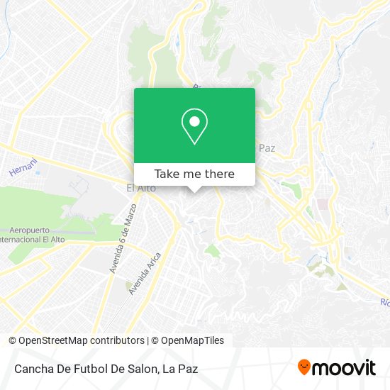Cancha De Futbol De Salon map
