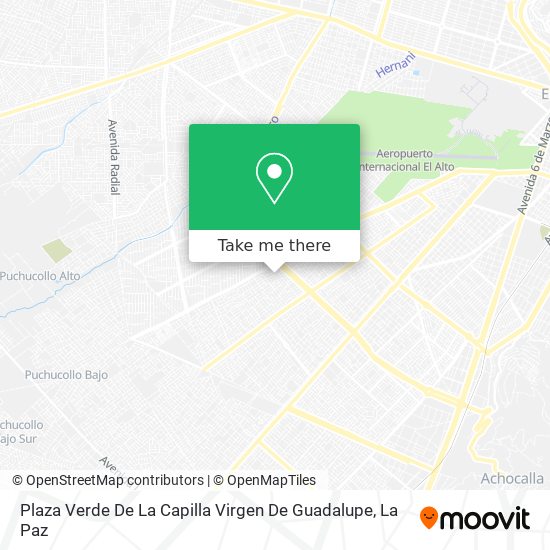 Plaza Verde De La Capilla Virgen De Guadalupe map