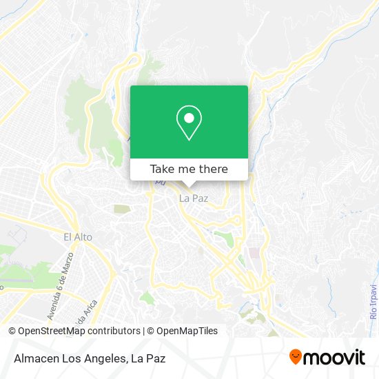 Almacen Los Angeles map