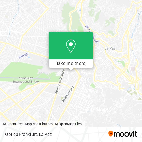 Mapa de Optica Frankfurt