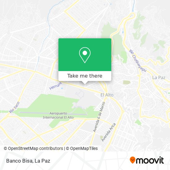 Banco Bisa map