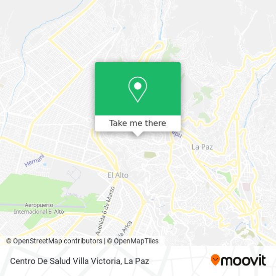 Centro De Salud Villa Victoria map