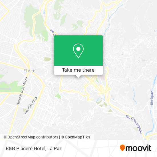 Mapa de B&B Piacere Hotel