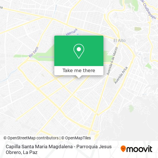 Capilla Santa Maria Magdalena - Parroquia Jesus Obrero map