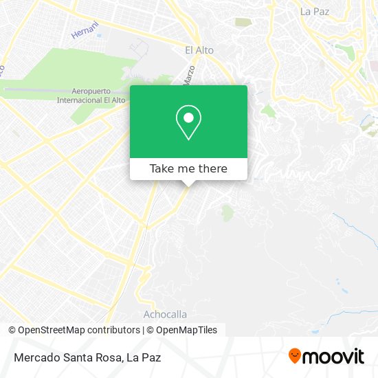 Mercado Santa Rosa map