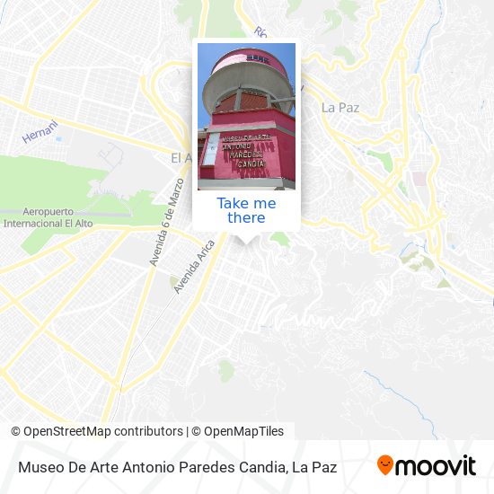 Museo De Arte Antonio Paredes Candia map