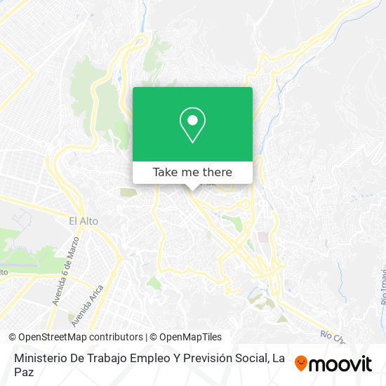 Ministerio De Trabajo Empleo Y Previsión Social map
