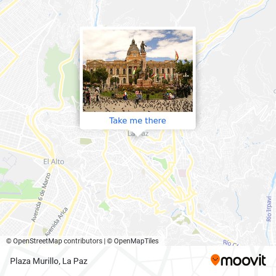 Plaza Murillo map