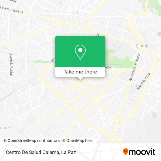 Centro De Salud Calama map