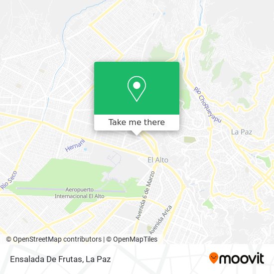 Mapa de Ensalada De Frutas