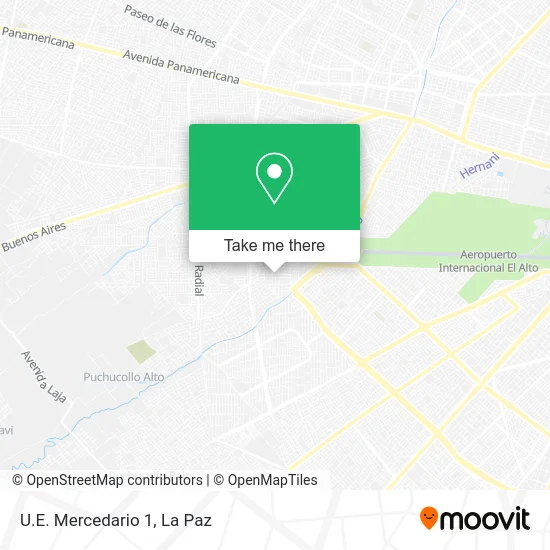 Mapa de U.E. Mercedario 1