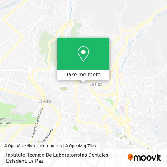 Instituto Tecnico De Laboratoristas Dentales Esladent map