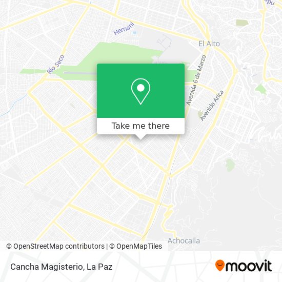 Mapa de Cancha Magisterio