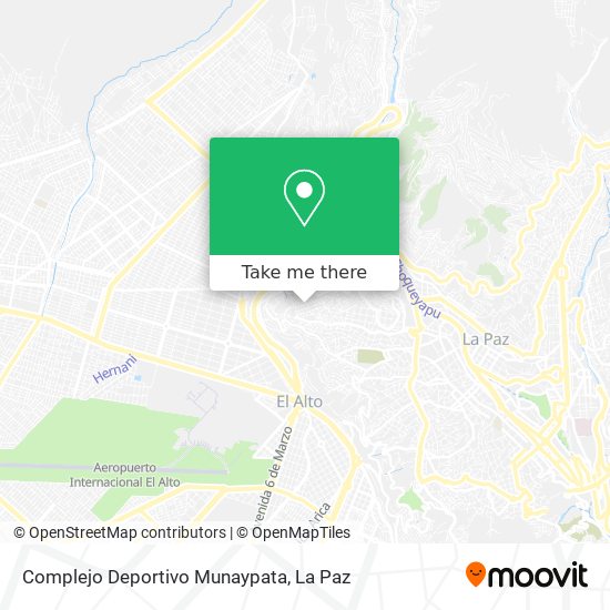 Complejo Deportivo Munaypata map