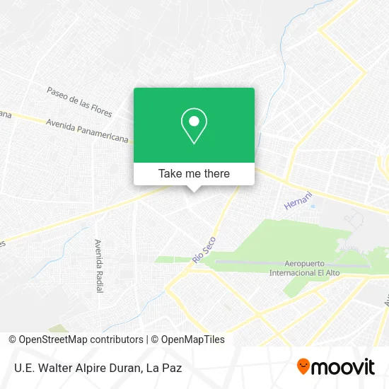 Mapa de U.E. Walter Alpire Duran
