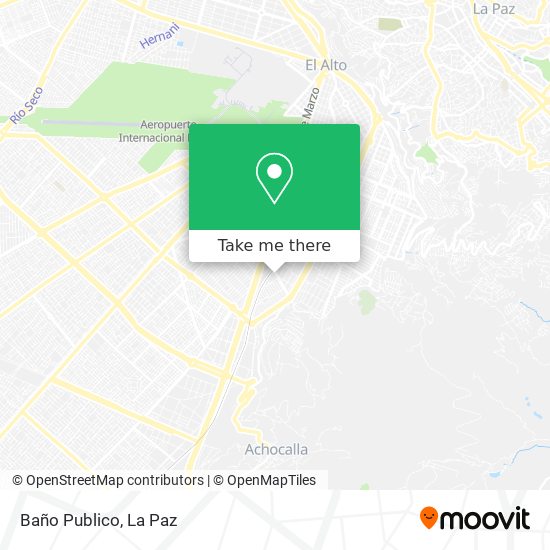 Baño Publico map
