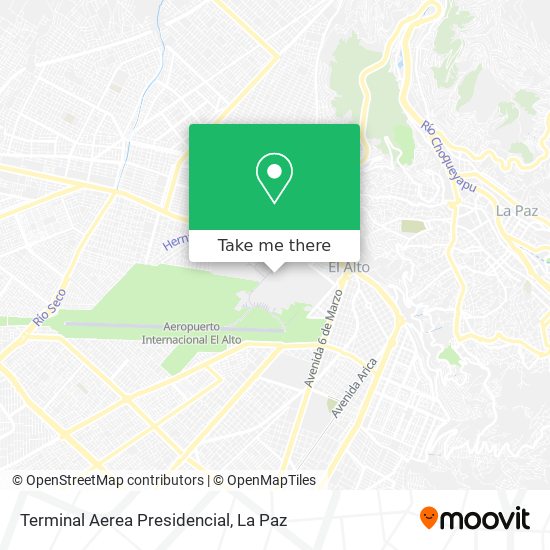 Terminal Aerea Presidencial map