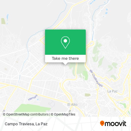 Mapa de Campo Traviesa