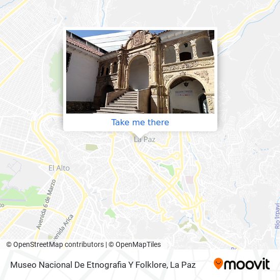 Museo Nacional De Etnografia Y Folklore map