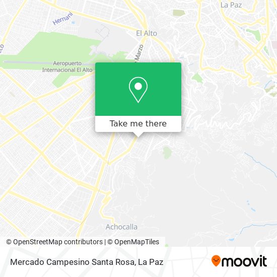 Mercado Campesino Santa Rosa map