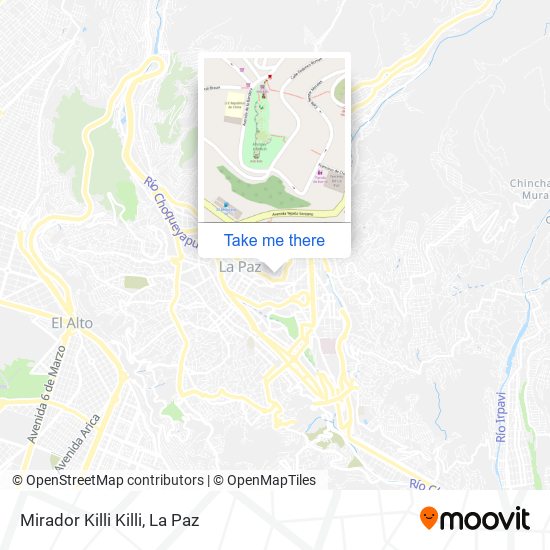 Mirador Killi Killi map