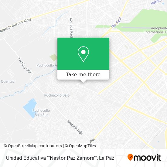 Unidad Educativa ""Néstor Paz Zamora"" map