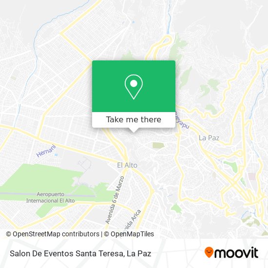 Salon De Eventos Santa Teresa map