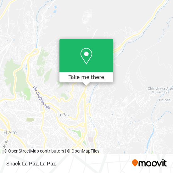 Snack La Paz map