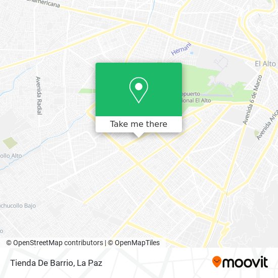 Mapa de Tienda De Barrio