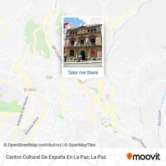 Centro Cultural De España En La Paz map