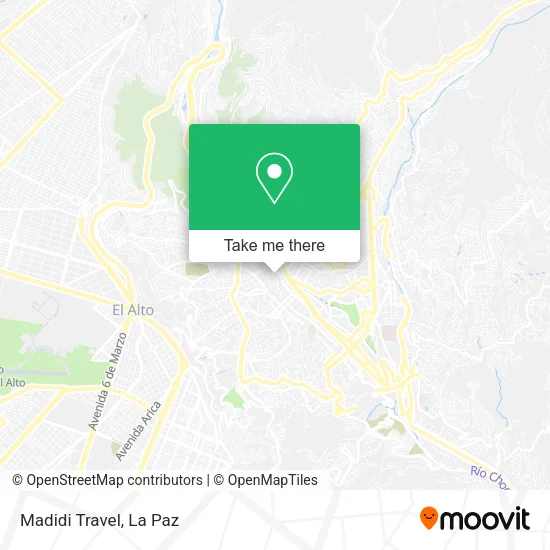 Mapa de Madidi Travel