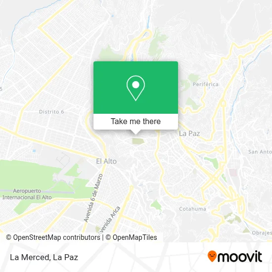 La Merced map