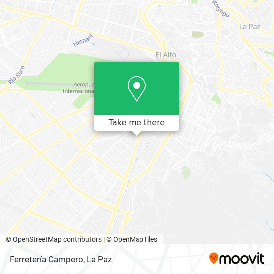 Ferretería Campero map