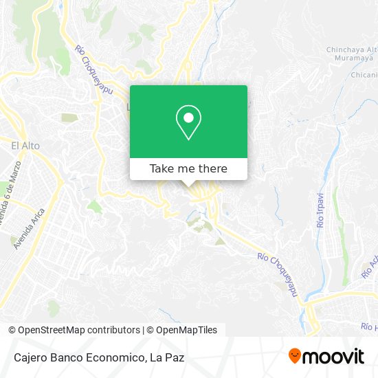 Cajero Banco Economico map