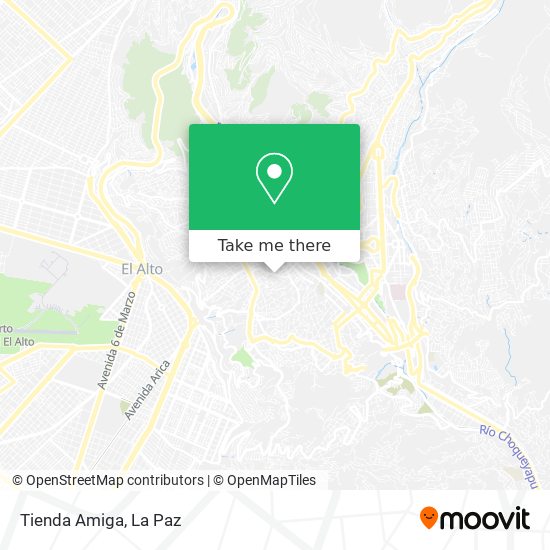 Mapa de Tienda Amiga