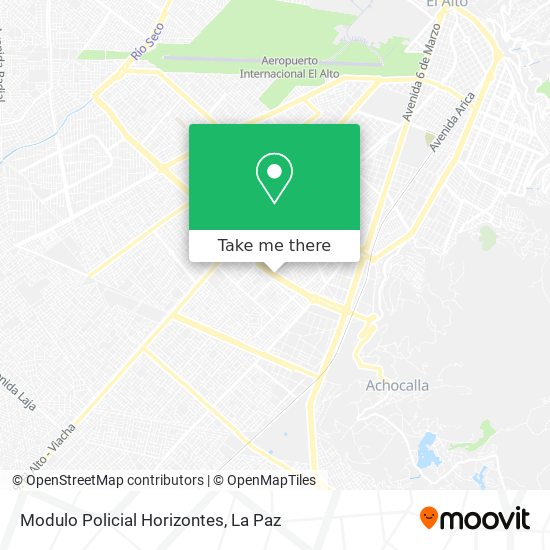 Modulo Policial Horizontes map