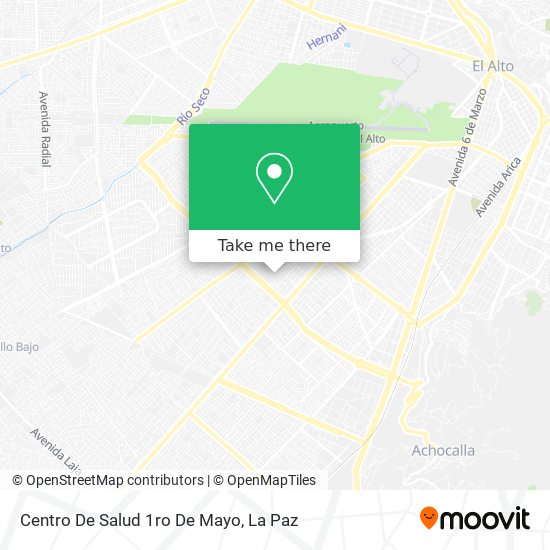 Centro De Salud 1ro De Mayo map