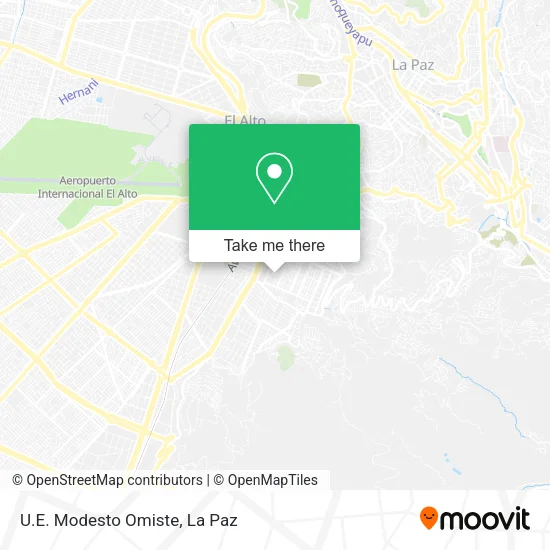 Mapa de U.E. Modesto Omiste