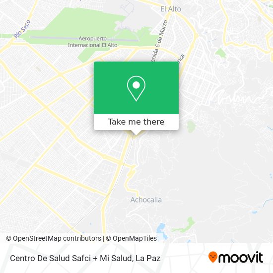 Centro De Salud Safci + Mi Salud map