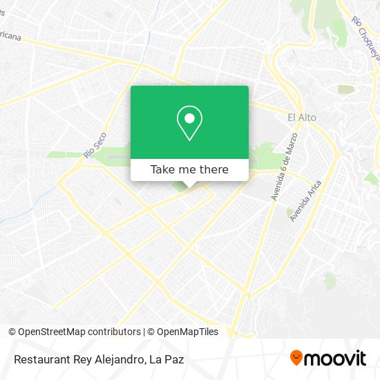 Restaurant Rey Alejandro map