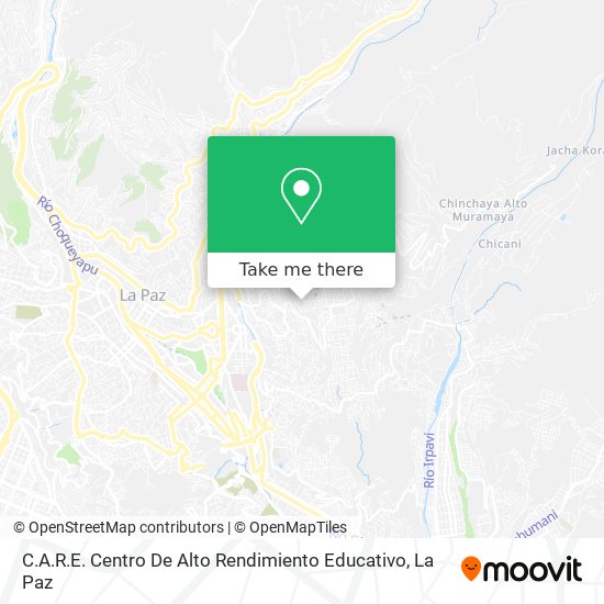 C.A.R.E. Centro De Alto Rendimiento Educativo map