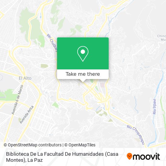 Biblioteca De La Facultad De Humanidades (Casa Montes) map