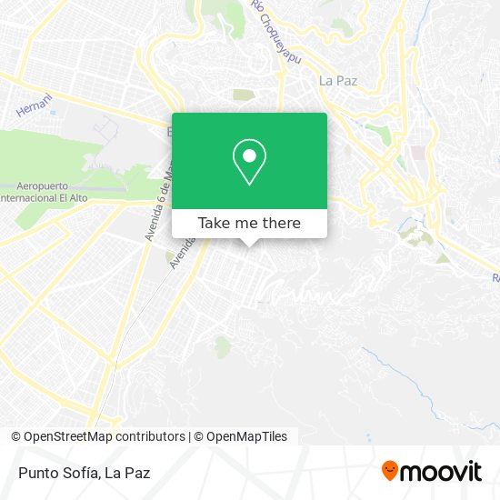 Punto Sofía map