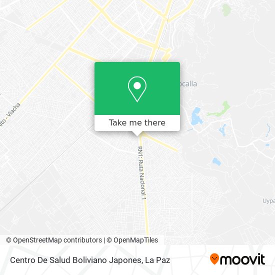 Centro De Salud Boliviano Japones map