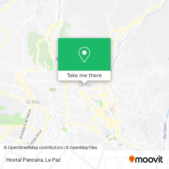 Hostal Pancaira map