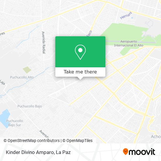 Mapa de Kinder Divino Amparo