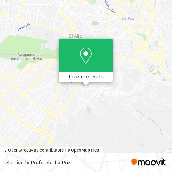 Mapa de Su Tienda Preferida