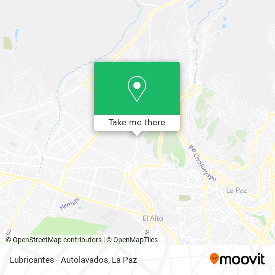 Lubricantes - Autolavados map