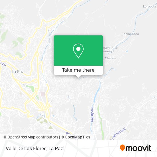 Valle De Las Flores map