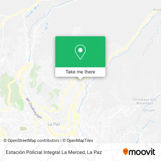 Mapa de Estación Policial Integral La Merced